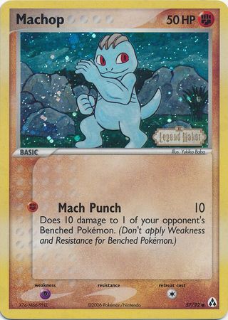 Machop - 57/92 - Common - Reverse Holo