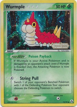 Wurmple - 70/92 - Common - Reverse Holo