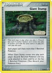 Giant Stump - 75/92 - Uncommon - Reverse Holo