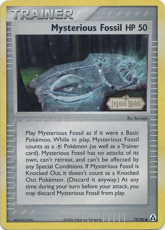 Mysterious Fossil - 79/92 - Common - Reverse Holo