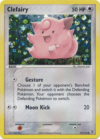 Clefairy - 59/112 - Common - Reverse Holo