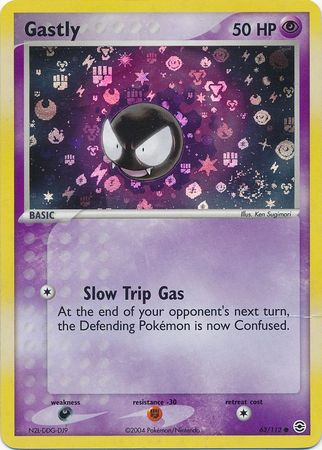 Gastly - 63/112 - Common - Reverse Holo