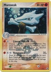 Marowak - 7/112 - Holo Rare - Reverse Holo