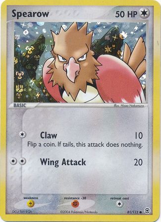 Spearow - 81/112 - Common - Reverse Holo