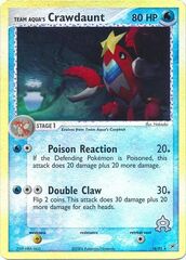 Team Aqua's Crawdaunt - 14/95 - Rare - Reverse Holo