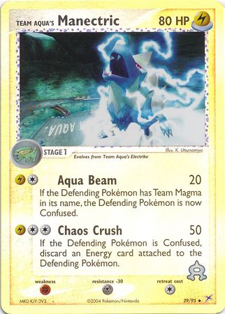 Team Aquas Manectric - 29/95 - Uncommon - Reverse Holo