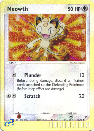 Meowth - 42/95 - Common - Reverse Holo - Pokemon Singles  Team Magma vs  Team Aqua - Cardboard Castle Games