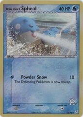 Team Aquas Spheal - 56/95 - Common - Reverse Holo