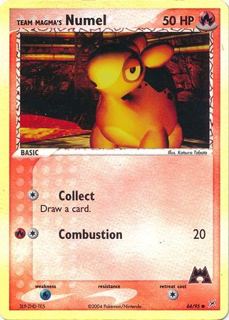 Team Magma's Numel - 64/95 - Common - Reverse Holo - Pokemon Singles  EX  Sets  EX Team Magma vs Team Aqua - Untapped Games