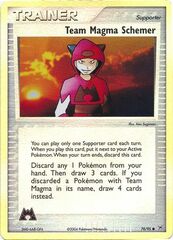 Team Magma Schemer - 70/95 - Uncommon - Reverse Holo