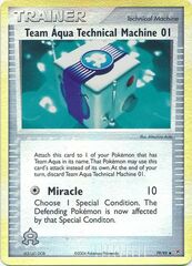 Team Aqua Technical Machine 01 - 79/95 - Uncommon - Reverse Holo