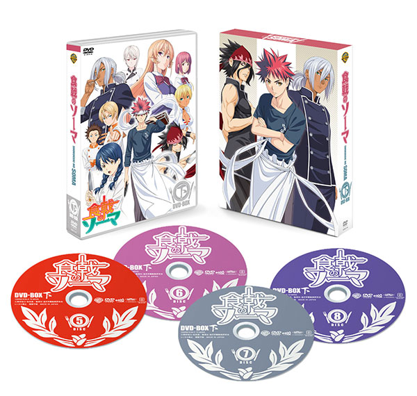 DVD Shokugeki no Soma DVD-BOX Part.2 Initial Release Edition