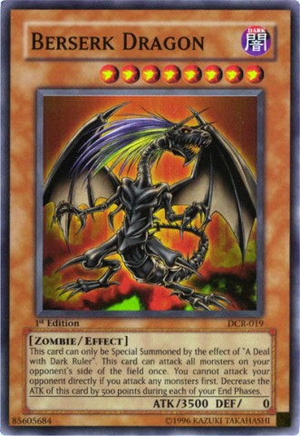 Berserk Dragon - DCR-019 - Super Rare - Unlimited Edition