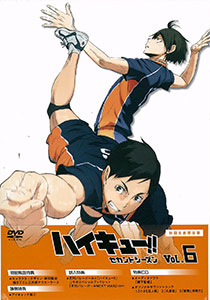 DVD Haikyuu!! Second Season vol.6 First Press Limited Edition