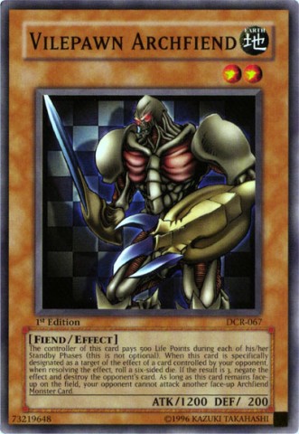 Vilepawn Archfiend - DCR-067 - Common - Unlimited Edition