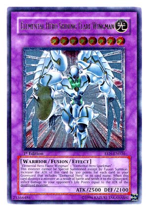 yugioh card elemental hero flame wingman - Infernal Rage - BLMR-EN012 - Secret Rare This is of Secret Rare rarity 2005 Yu-Gi-Oh! EEN 1st Ed