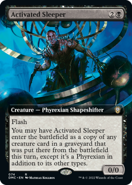 Activated Sleeper - Foil - Extended Art