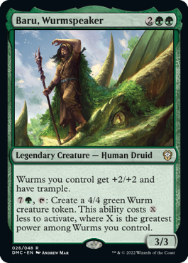 Baru, Wurmspeaker - Foil