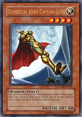 Elemental Hero Captain Gold - FOTB-EN014 - Ultra Rare - Unlimited Edition