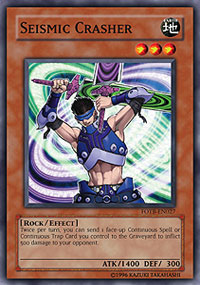 Seismic Crasher - FOTB-EN027 - Common - Unlimited Edition