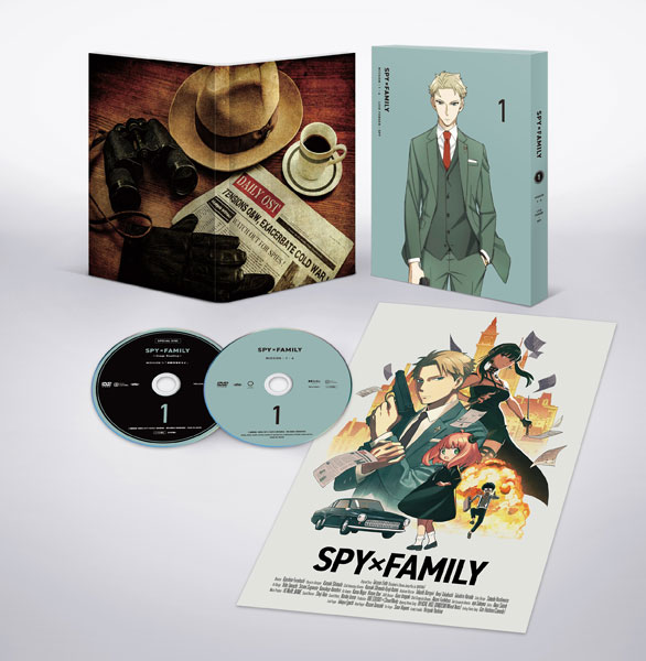 DVD Spy x Family Vol.1 First Press Limited Edition