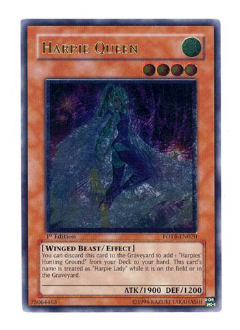 Harpie Queen - FOTB-EN020 - Ultimate Rare - Unlimited Edition