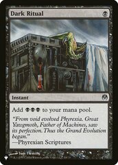 Dark Ritual (Duel Decks: Phyrexia vs. the Coalition) - The List (18)