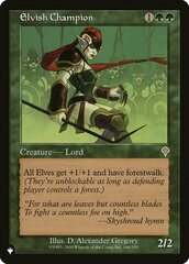 Elvish Champion - The List