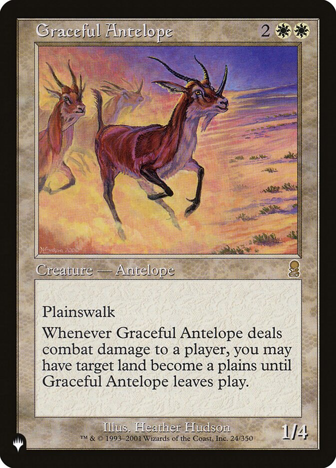 Graceful Antelope - The List