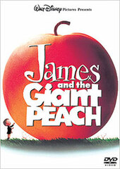 DVD James and the Giant Peach with Alice in Wonderland Postcard