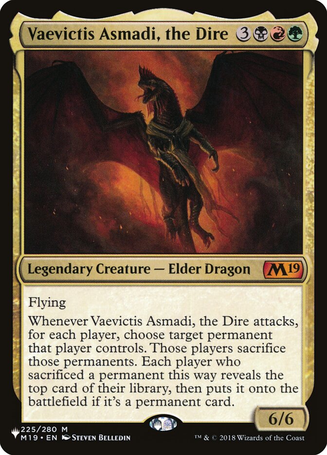 Vaevictis Asmadi, the Dire - The List