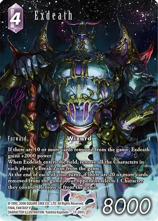 Exdeath - 17-091L - Full Art