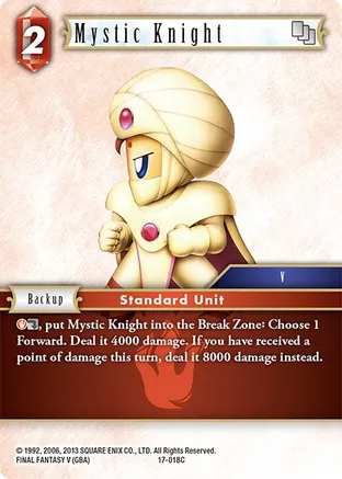 Mystic Knight - 17-018C - Foil