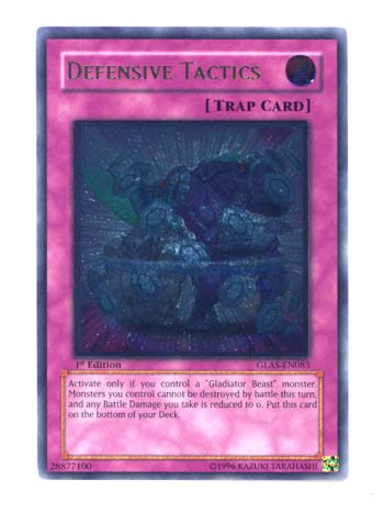 Defensive Tactics - GLAS-EN083 - Ultimate Rare - Unlimited Edition