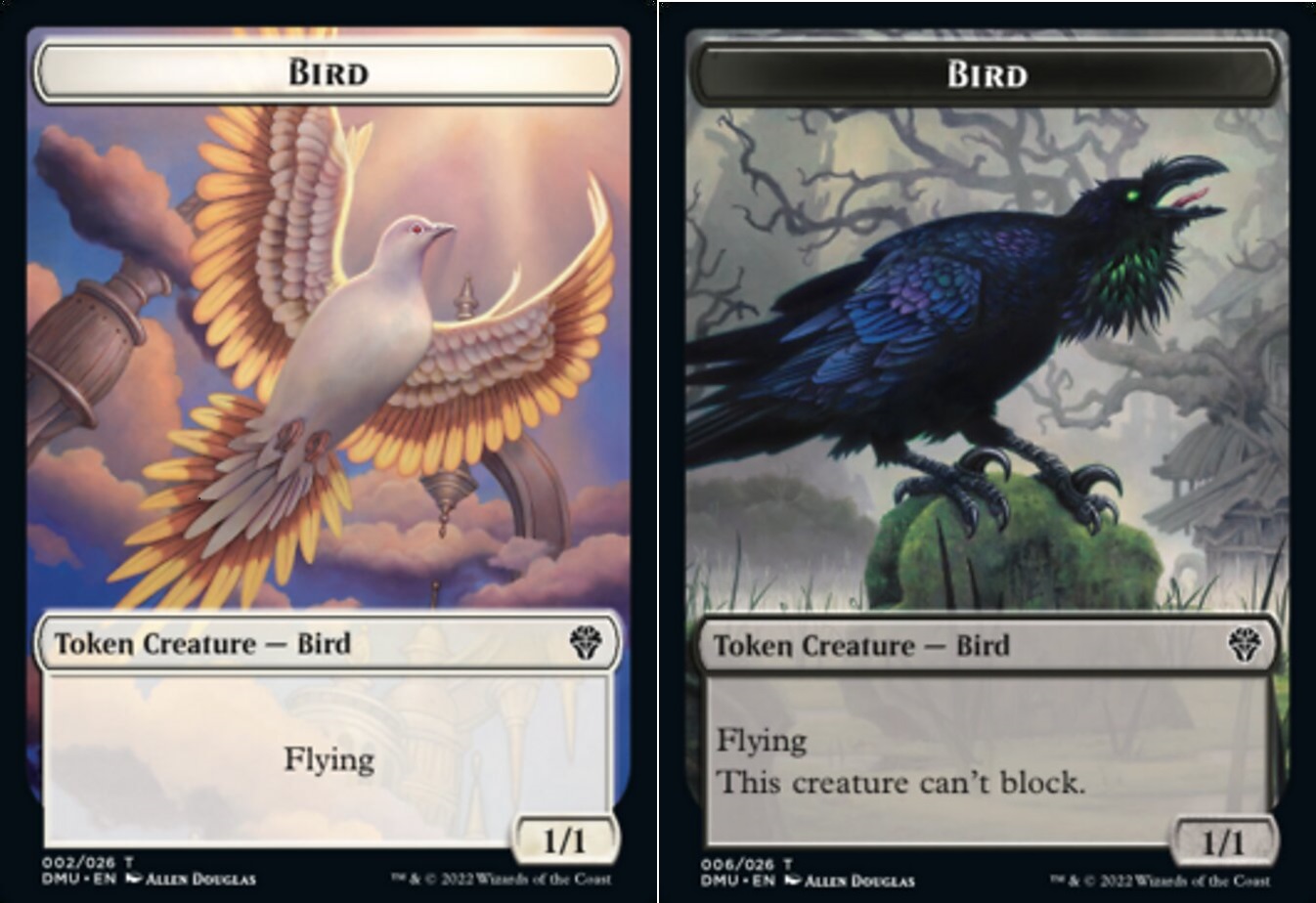 Bird Token (002) // Bird Token (006) - Foil