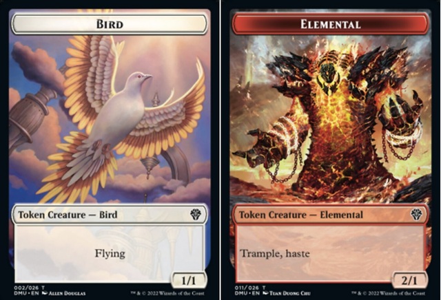 Bird Token (002) // Elemental Token - Foil