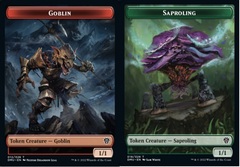 Goblin Token // Saproling Token - Foil