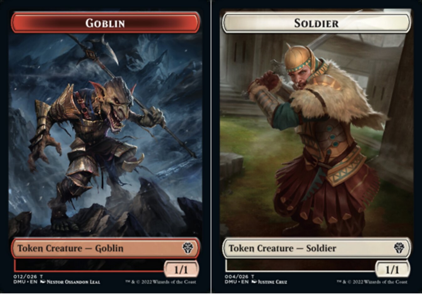 Goblin Token // Soldier Token - Foil