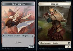 Soldier // Ornithopter Double-sided Token - Foil