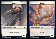 Angel (001) // Bird (002) Double-Sided Token - Foil