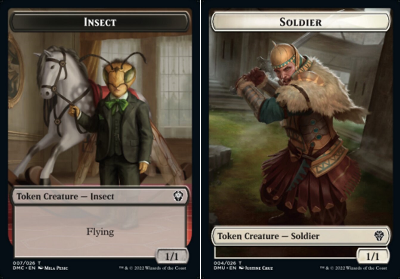 Insect Token // Soldier Token - Foil