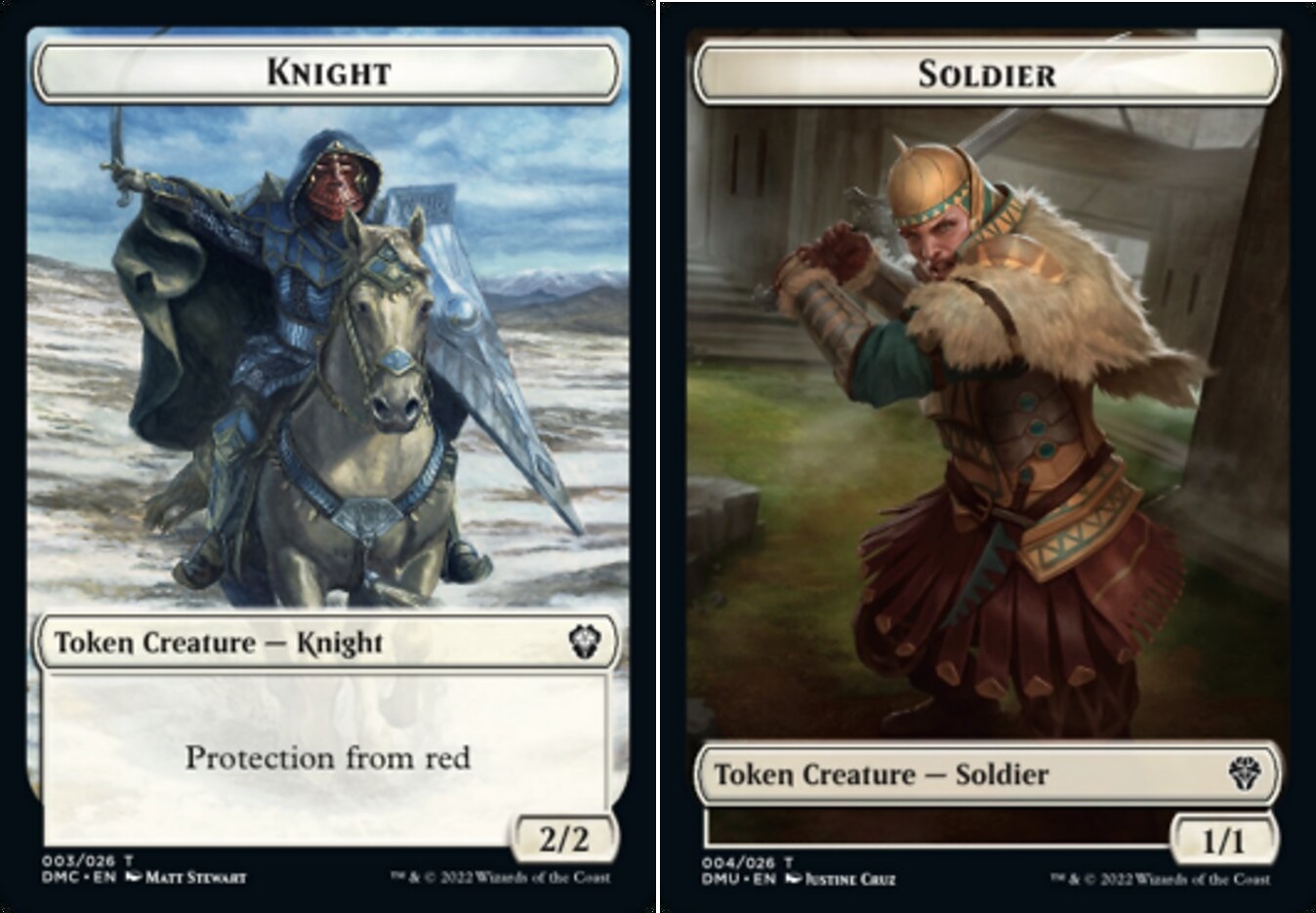 Knight Token // Soldier Token - Foil