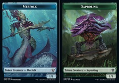 Merfolk Token // Saproling Token - Foil