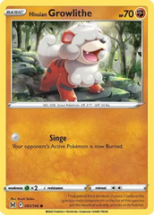 Hisuian Growlithe - 083/196 - Common