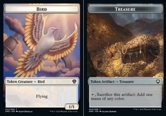 Bird (002) // Treasure (024) Double-Sided Token - Foil