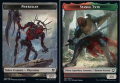 Phyrexian (008) // Stangg Twin (021) Double-Sided Token - Foil