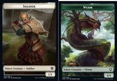 Soldier Token // Wurm Token - Foil