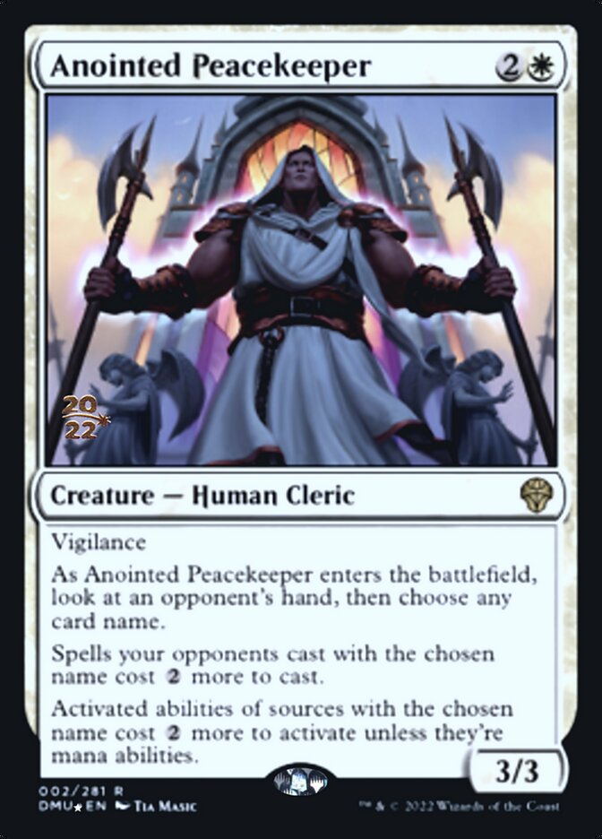 Anointed Peacekeeper - Foil - Prerelease Promo