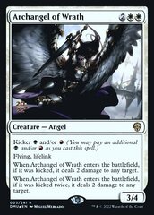 Archangel of Wrath - Foil - Prerelease Promo