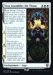 Urza Assembles the Titans - Foil - Prerelease Promo